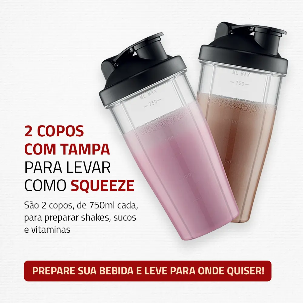 liquidificador portátil mondial personal blender praticidade